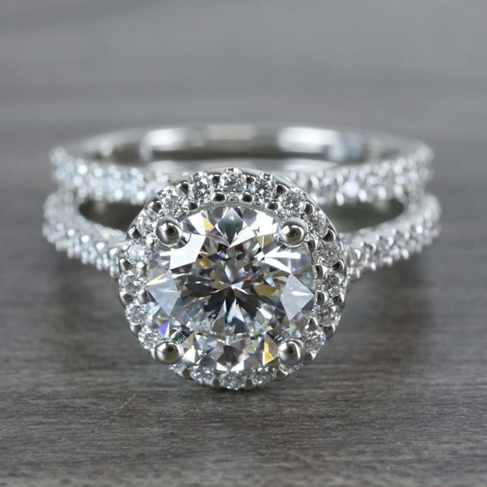 🔥4CT CERTIFIED ROUND CUT MOISSANITE ENGAGEMENT RING BAND WEDDING SET SIZE 6.5